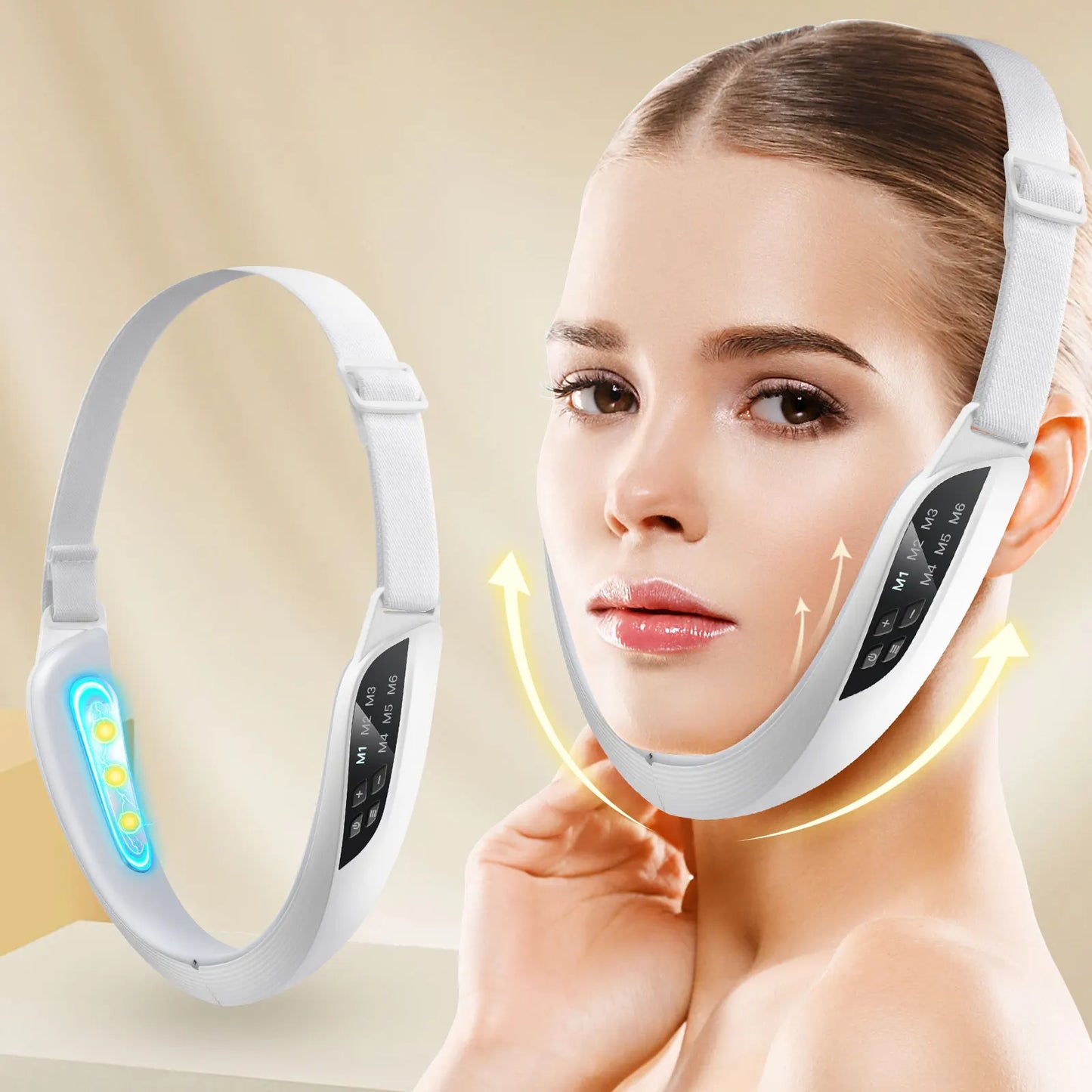 Electric V Face Lifting Micro-current Firming Facial Massager