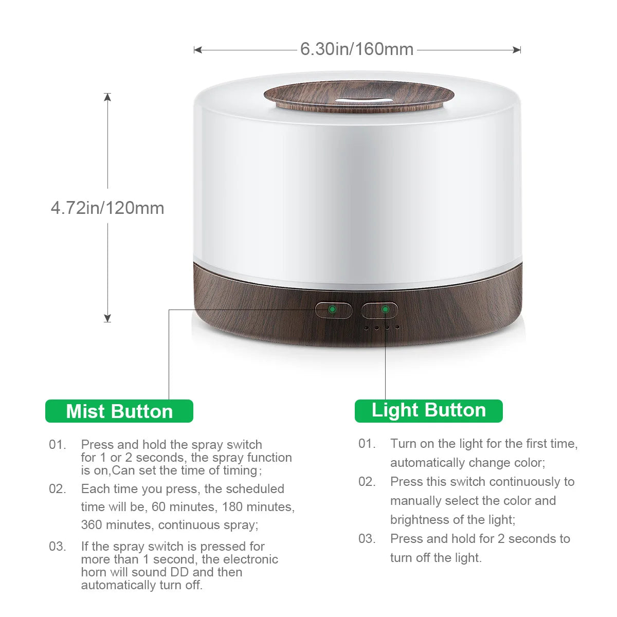 Ultrasonic Essential Oil Diffuser