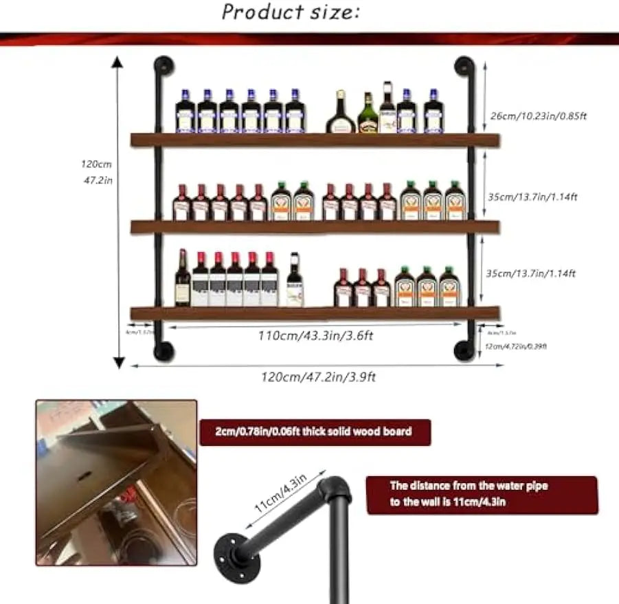 Wine Rack With LED Lights