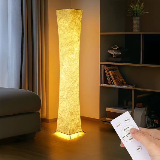 Soft Light Floor Lamp, 52" Simple Design Slim Warm Light