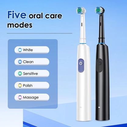 Electric Toothbrush Cordless USB Rechargeable