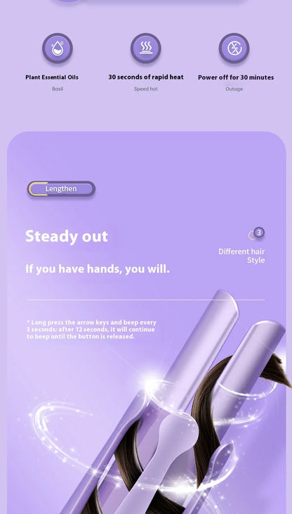 2 in 1 Rotating Ceramic Curler