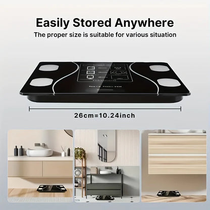 Intelligent Digital Body Scale With Backlit LED Display