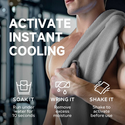 4 Pack Soft Breathable Cold Towel