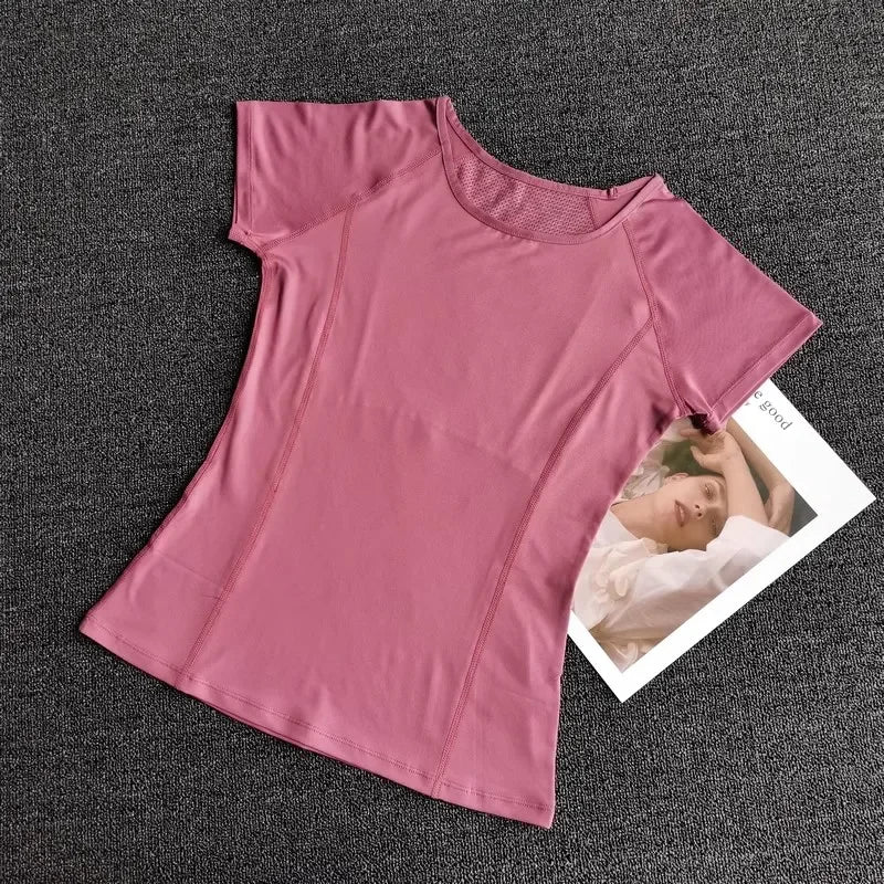 Women's Sports Workout Top T-shirt
