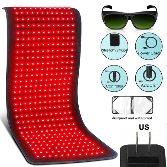 Updated Red Light Therapy Heating Pad for Body