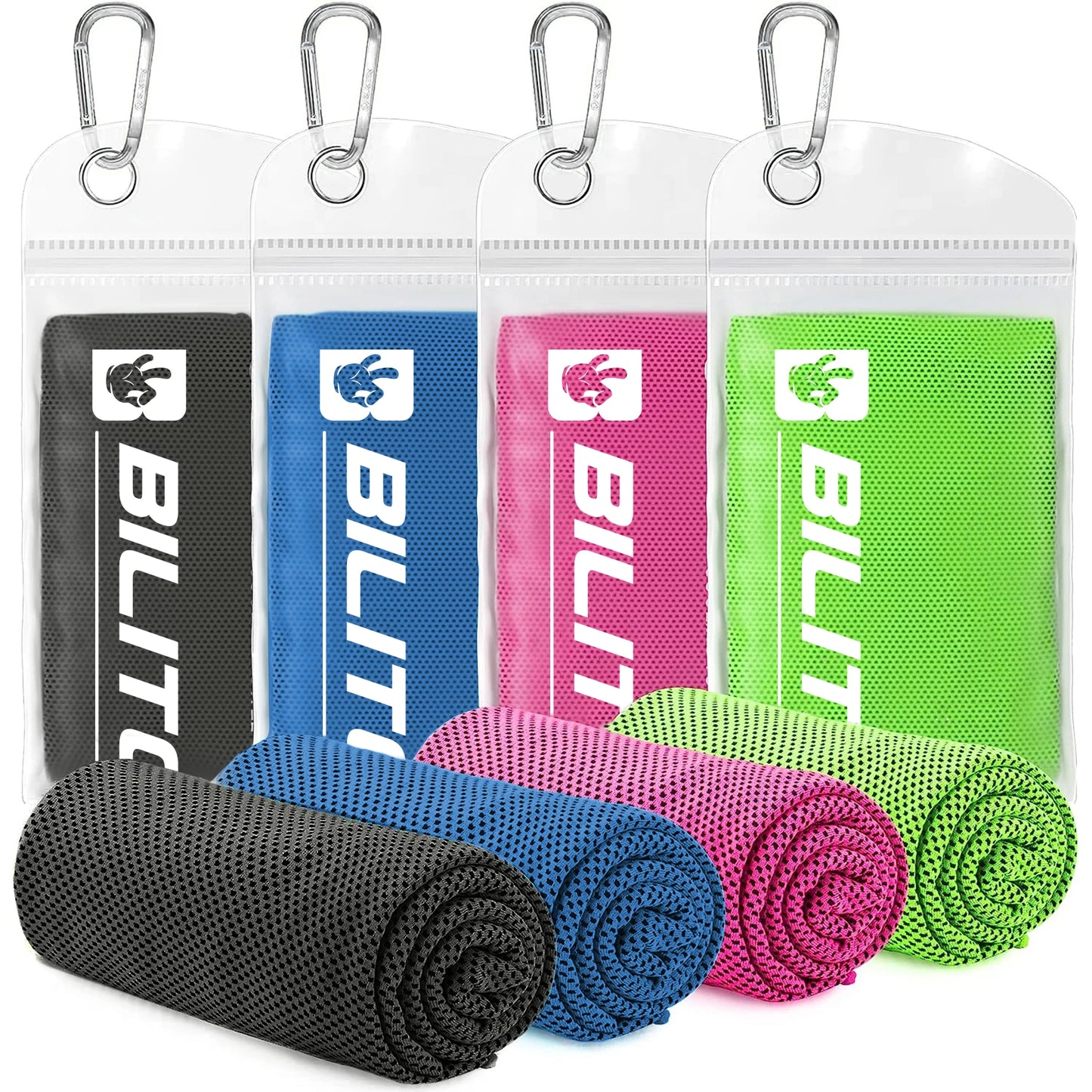 4 Pack Soft Breathable Cold Towel