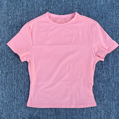 Tight Fitting Sports T-shirt Quick Drying Short Sleeved