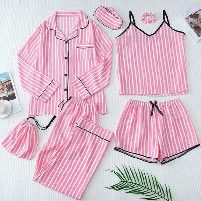 Women's Pajamas 7 Piece Set