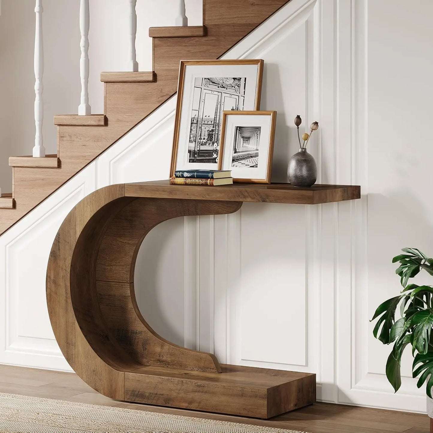 LITTLE TREE 43.3" Modern Console Entryway Table