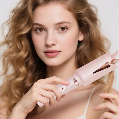 Cordless Rotating Curling Iron