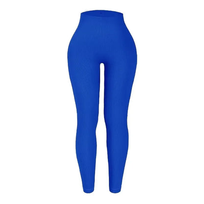 Women's Seamless Knitted  Yoga Pants High Waisted Leggings