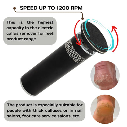 Electric Foot Callus Remover with Non-Slip Texture