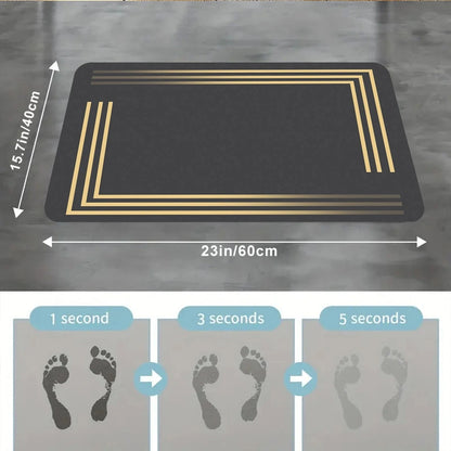 Luxurious Soft, Water-Absorbent, Quick-Drying Mat