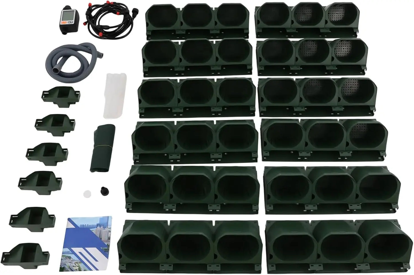 Smart Self-Watering Vertical Garden Planter with 36 Pockets, Stackable Wall Planter,Wall-Mounted Plastic Plant Flower Grow Pots