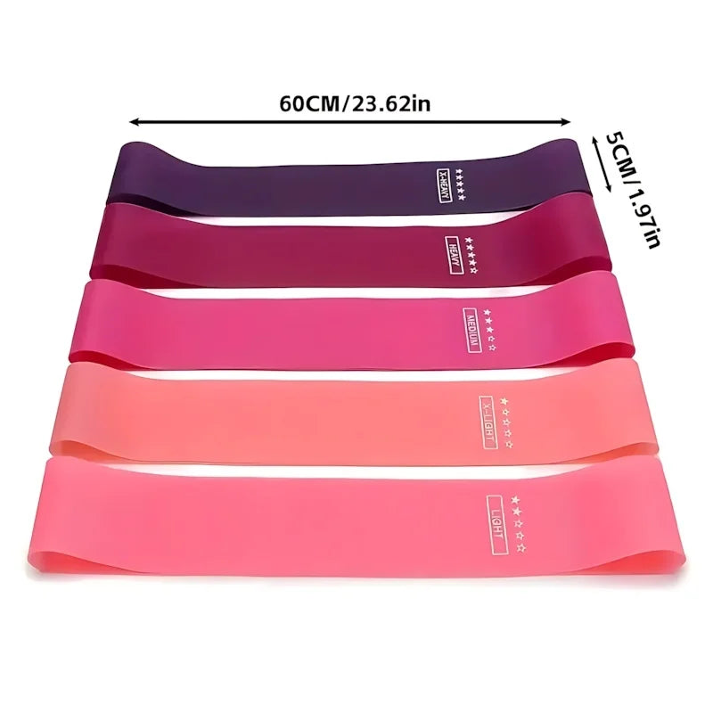 5 Pcs Resistance Bands Set