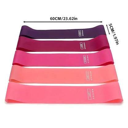 5 Pcs Resistance Bands Set