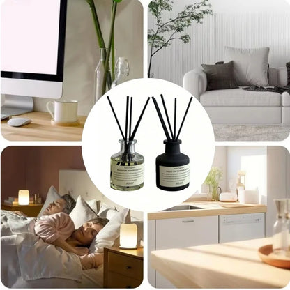 Flameless Jasmine Fragrance Oil with Reed Diffuser Stick