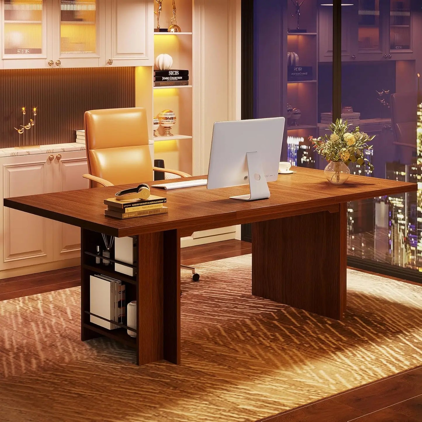 Modern Desk With Storage