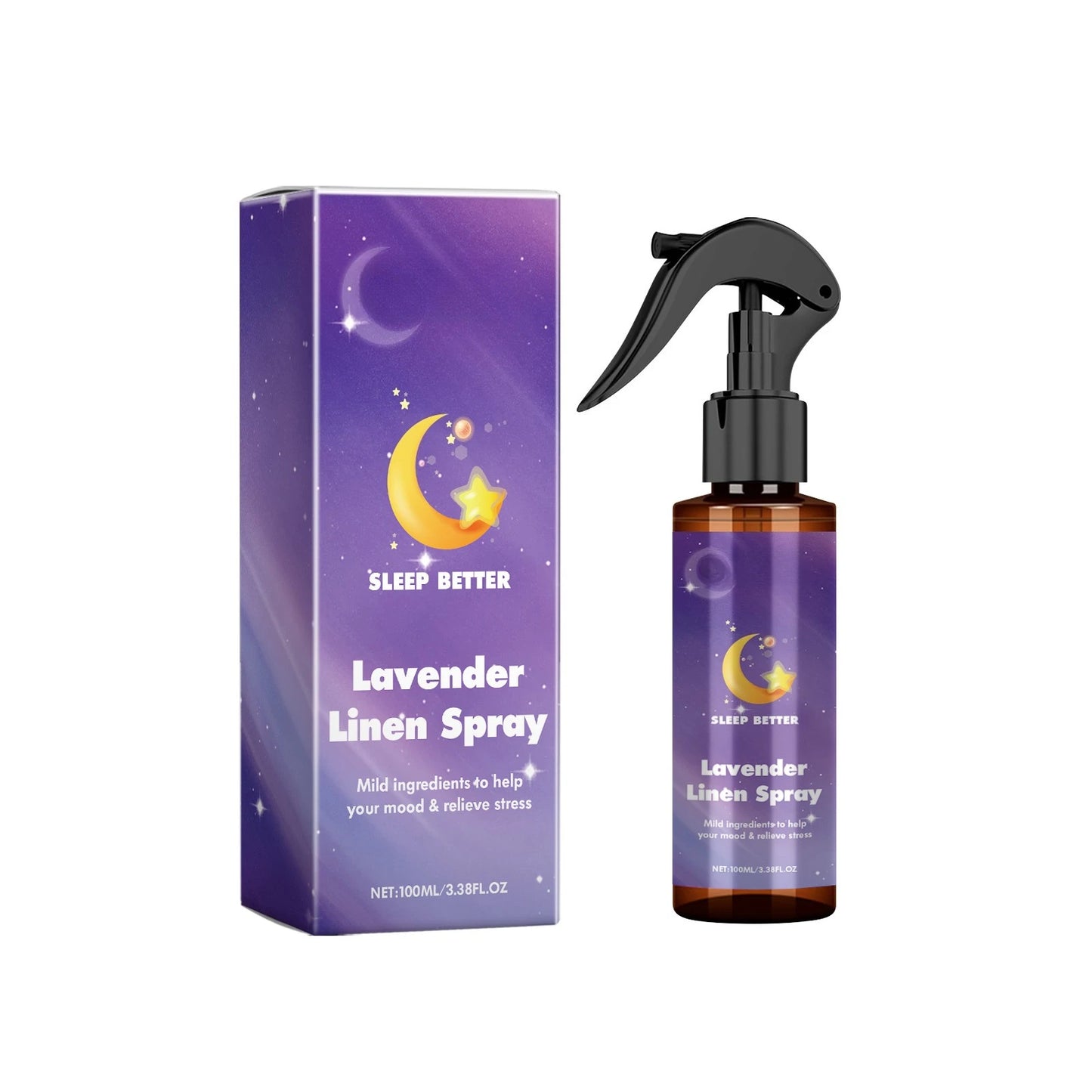 Lavender essential oil sleep spray, pampering helps to fall asleep quickly, indoor freshness relieves fatigue