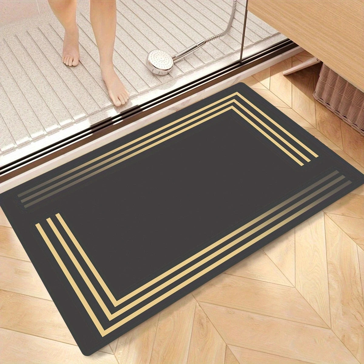 Luxurious Soft, Water-Absorbent, Quick-Drying Mat