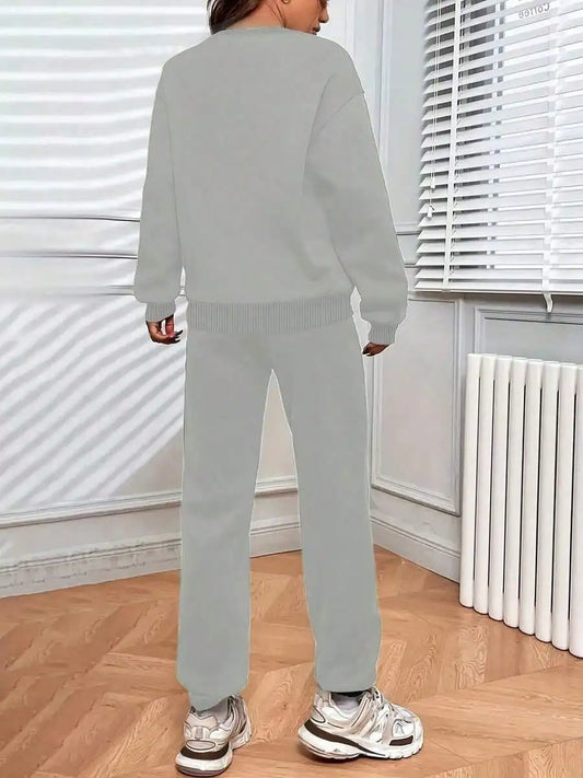 Women's Sportswear Set Filled Lining For Warmth,