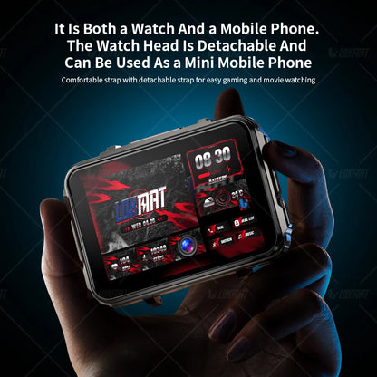 Android Watch Phone Square Big Screen Wifi 4G