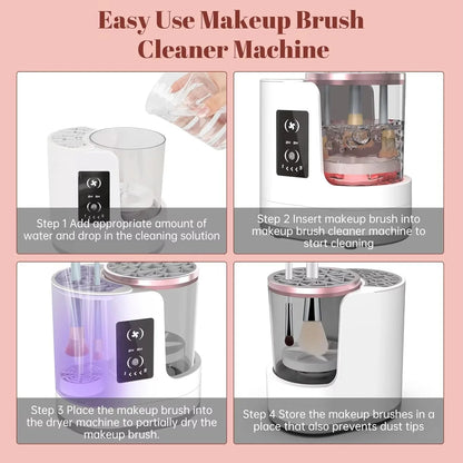 3 IN 1 Electric Makeup Brush Cleaner Machine