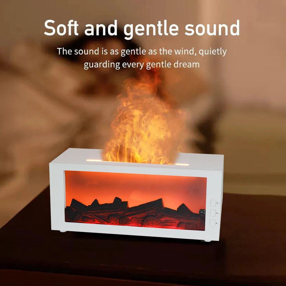 Ultra-Quiet Fireplace Essential Oil Diffuser