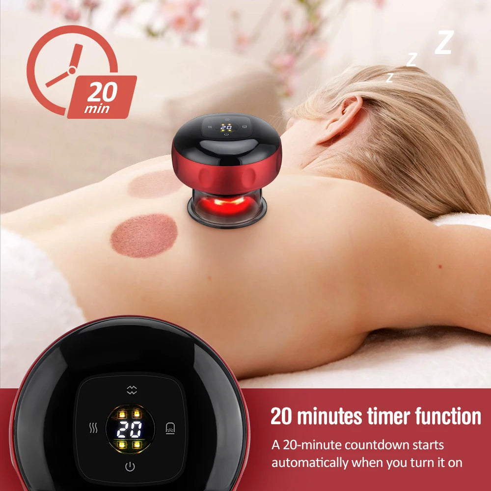 Electric Vacuum Cupping  Skin Massage Device