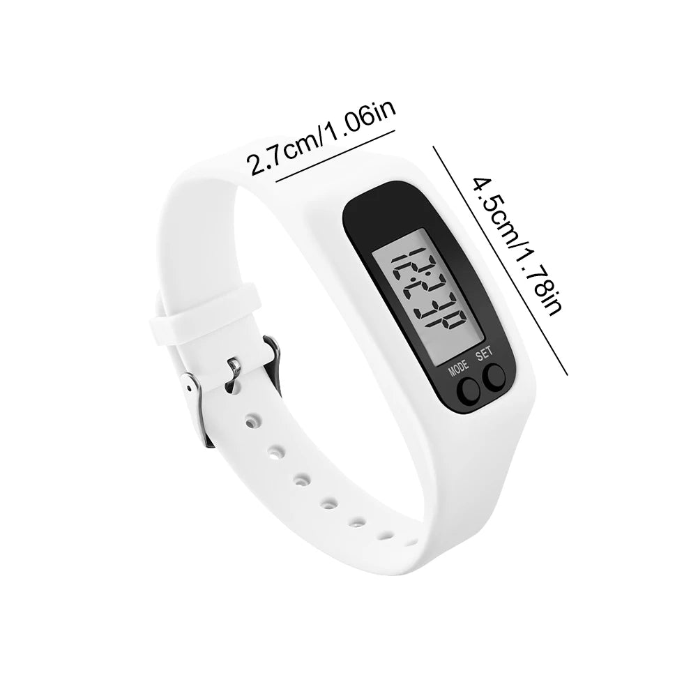 LED Bracelet Walking Running Pedometer