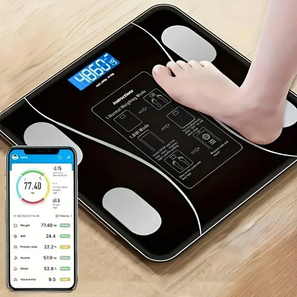 Intelligent Digital Body Scale With Backlit LED Display