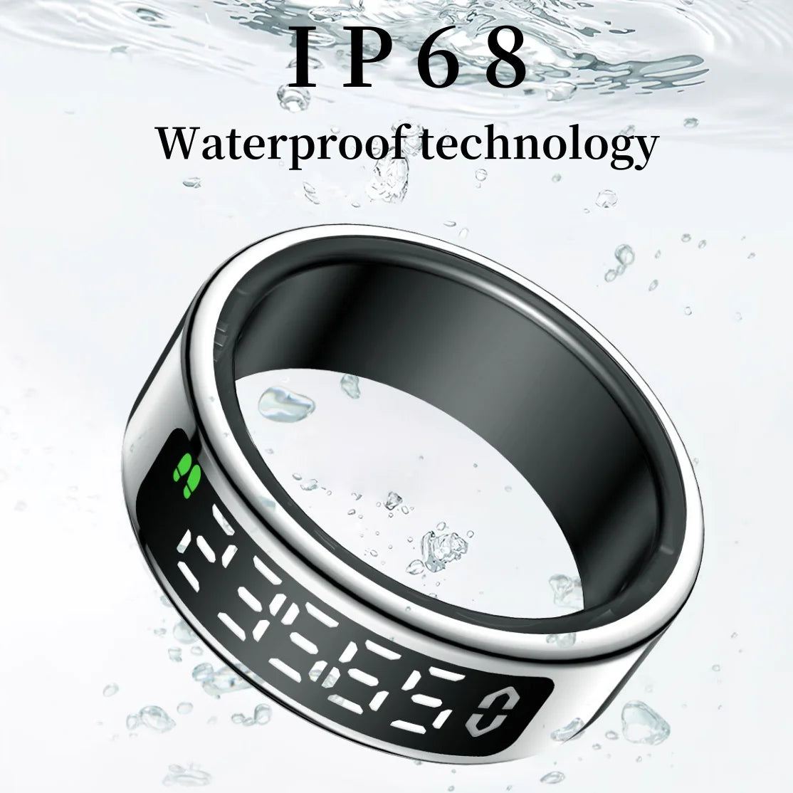 Upgraded Smart Ring With Digital Display.