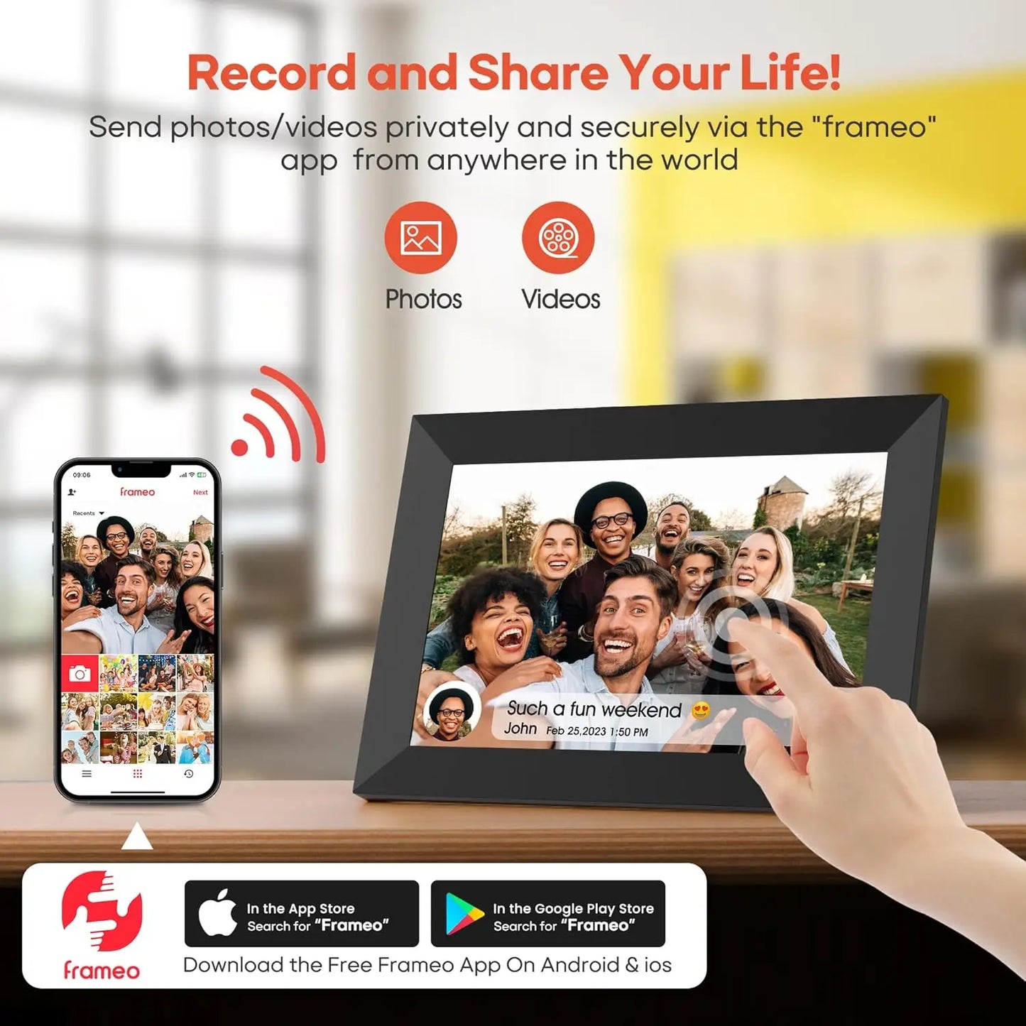 Smart WiFi Digital Photo Frame