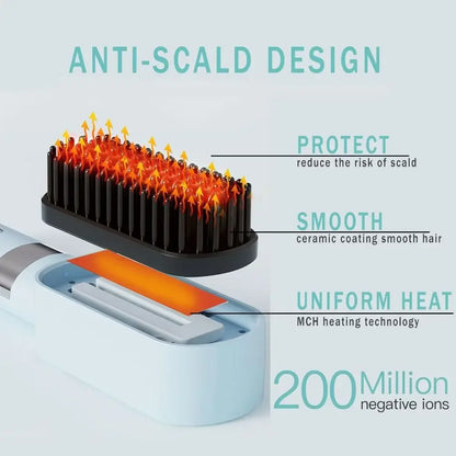 New Wireless Hair Straightener