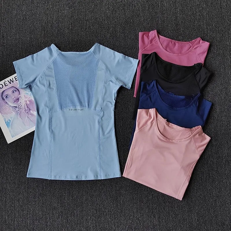 Women's Sports Workout Top T-shirt