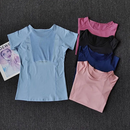 Women's Sports Workout Top T-shirt