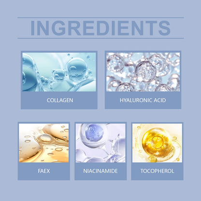 Collagen hydrating facial mask