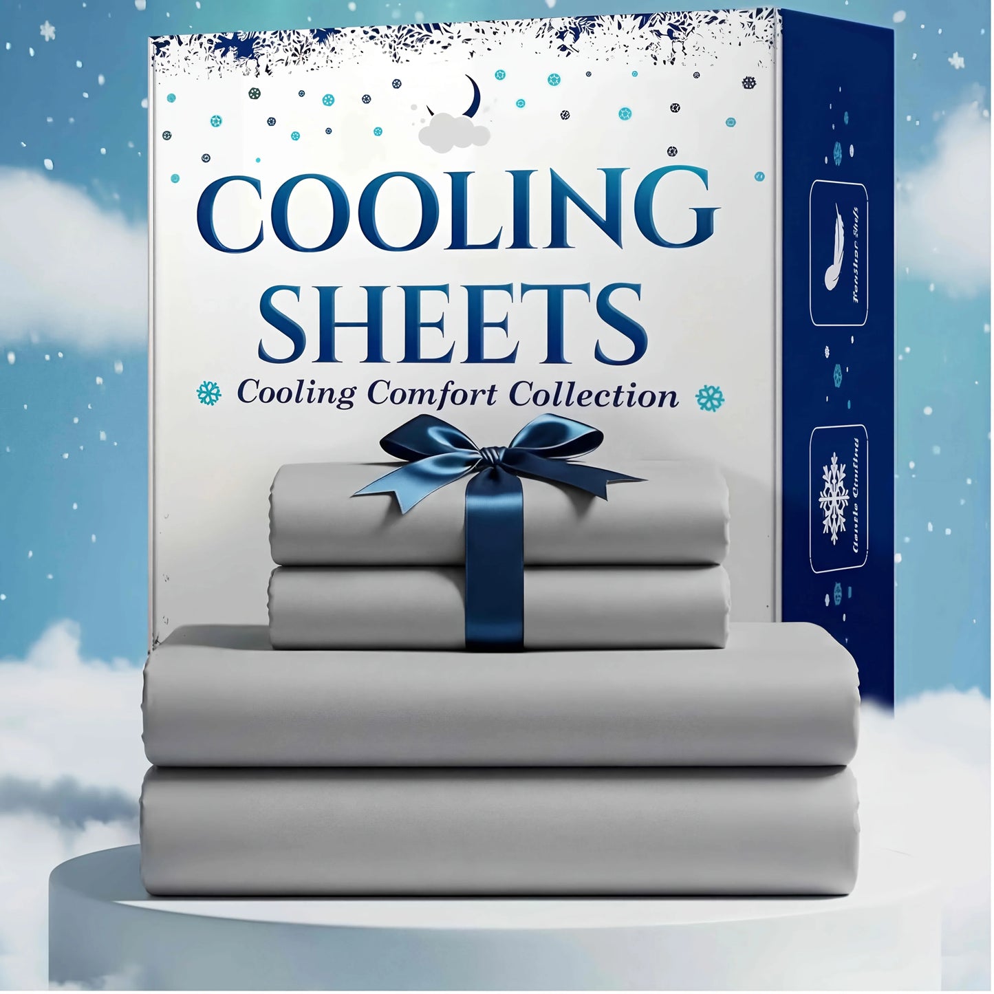Extra Deep Pocket Bamboo Fiber Bed Sheets Suitable for Thick Mattresses - Soft Wrinkle-Free Cooling Sheets with Deep Bed Sheet Fit, Suitable for - Use, Machine Washable Luxury Bedding for Toppers & Heavy Layers