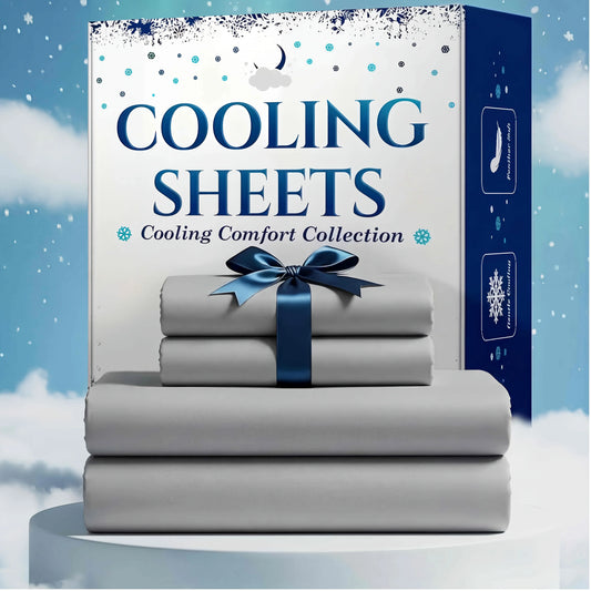 Soft Wrinkle-Free Cooling Sheets with Deep Bed Sheet Fit