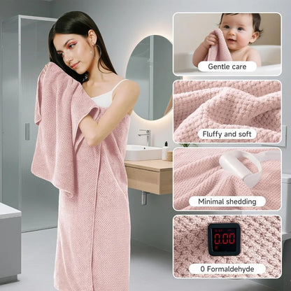 Premium 6-Piece Soft Bath Towel Set,