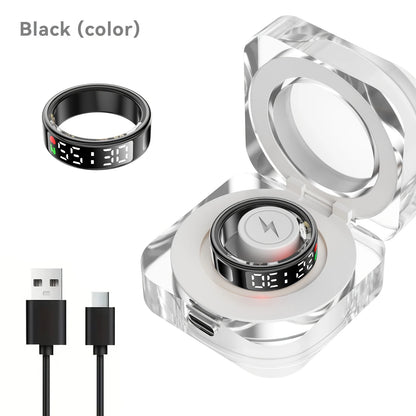 Smart ring, sleep tracking, motion monitoring, compatible with iPhone and Android