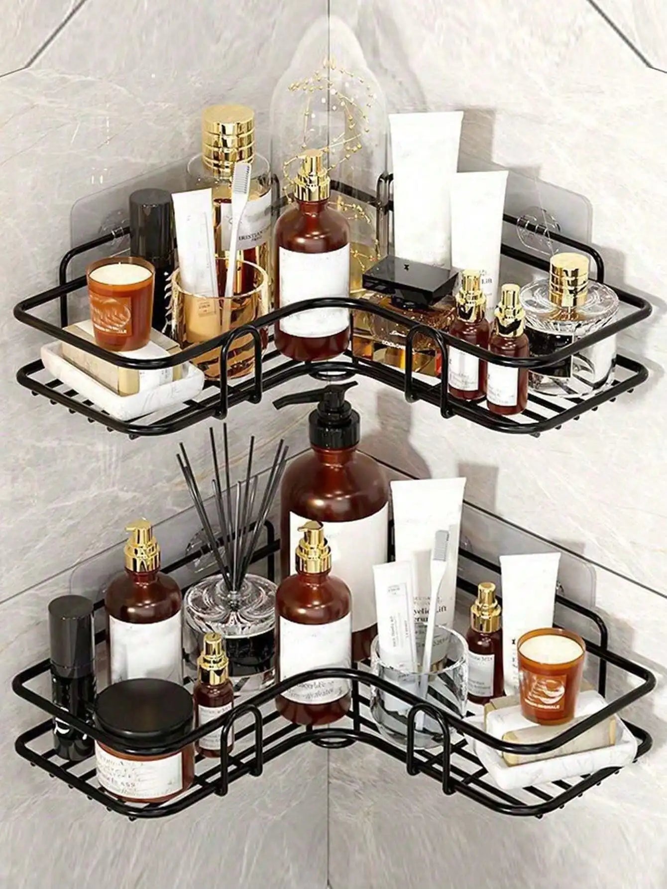 Triangle Corner Rack: Bathroom Kitchen