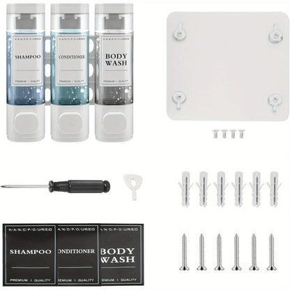 3-in-1 Shampoo and Conditioner Dispenser