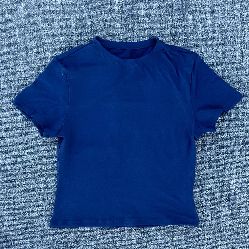 Tight Fitting Sports T-shirt Quick Drying Short Sleeved