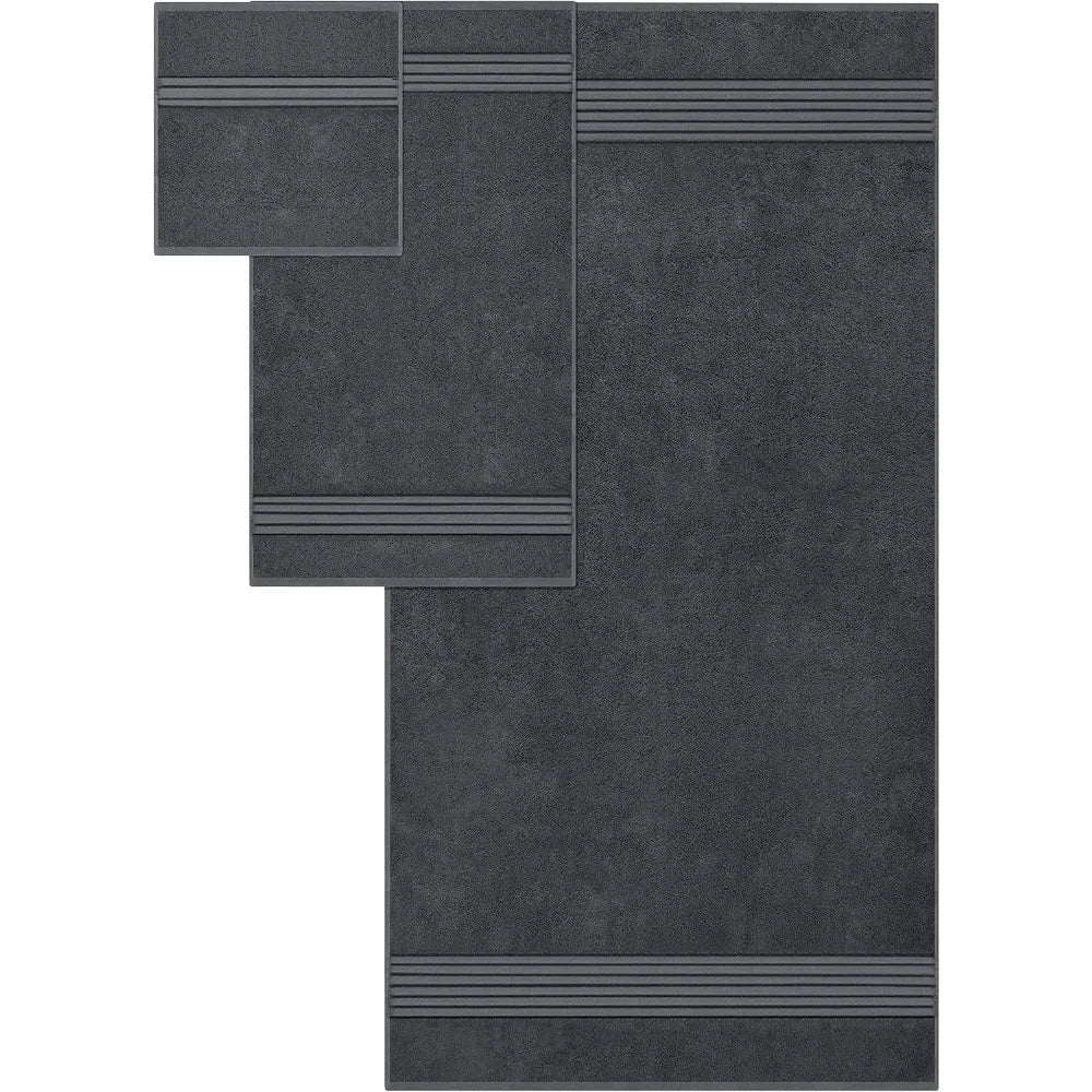 8-Piece Premium Towel Set, 2 Bath, 2 Hand, 4 Washcloths