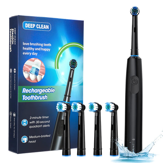 Electric Toothbrush Cordless USB Rechargeable
