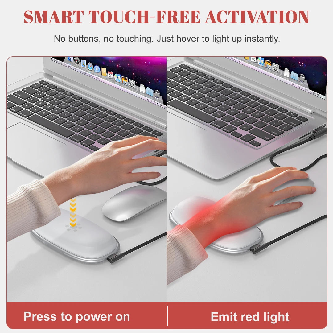 Red Light Therapy Mouse Wrist Rest And Relieve Wrist Pain
