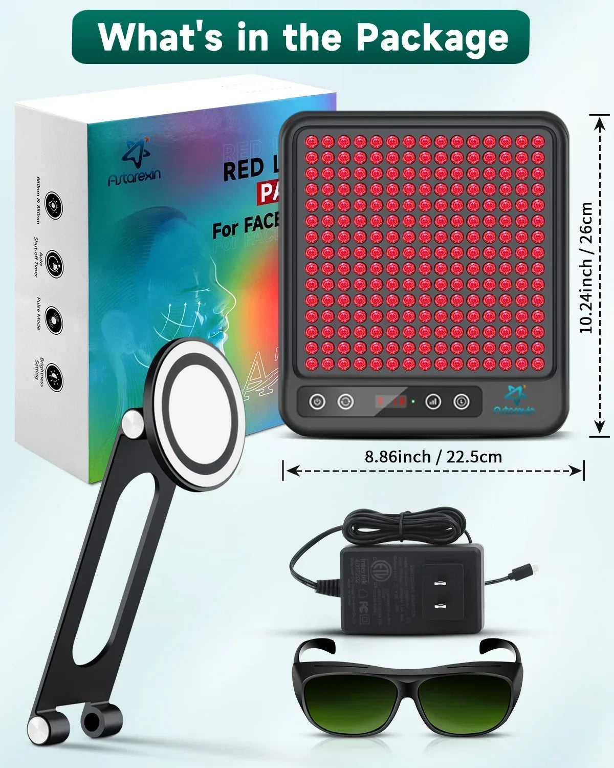 Red Light Therapy Panel Device LED Facial Anti-inflammatory Skin Care
