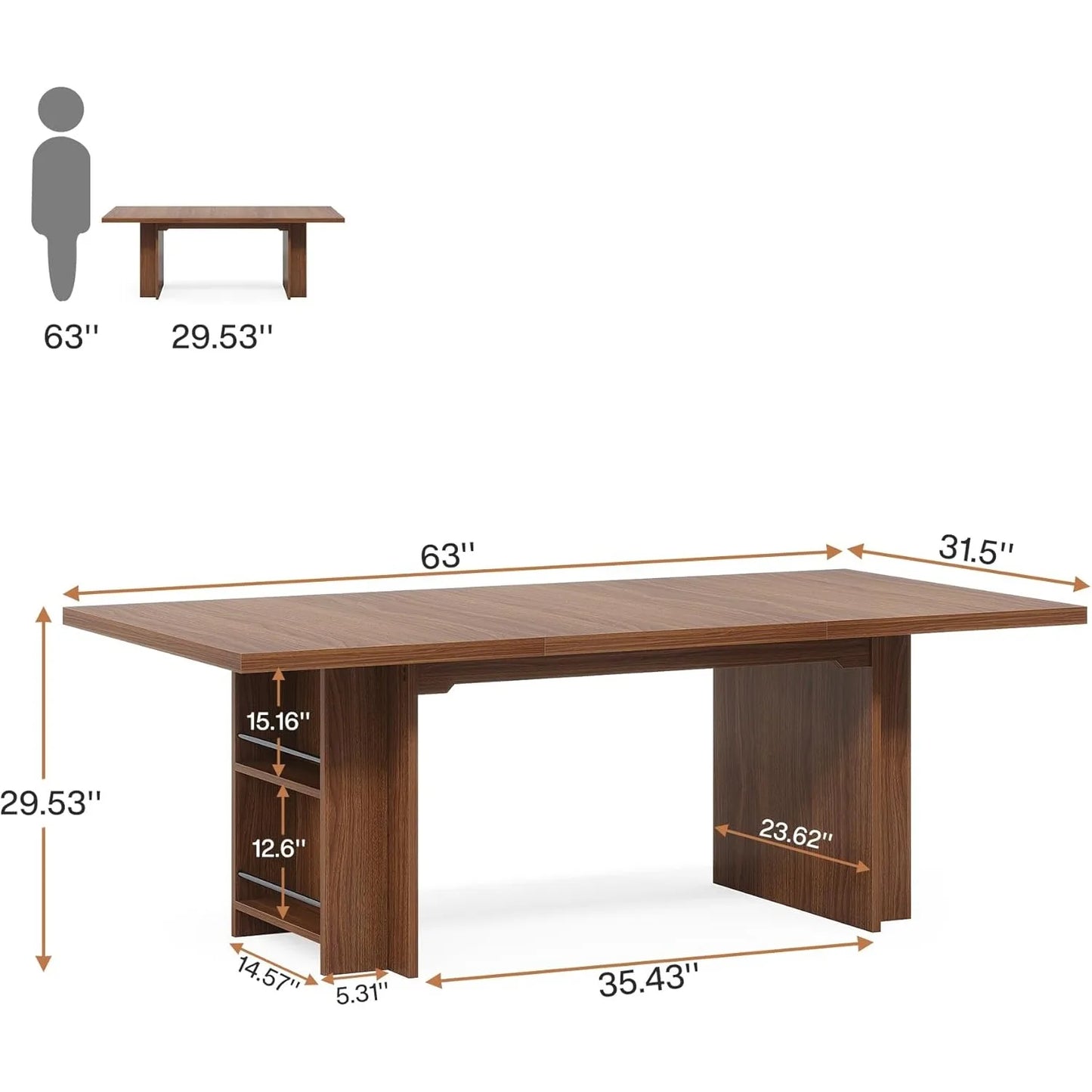 Modern Desk With Storage